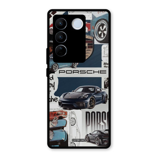 Porsche Group Art Vivo V27 Pro Mobile Back Cover - Car&Bike PrintShield Case