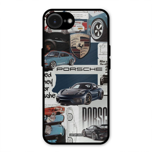 Porsche Group Art iPhone 16e Mobile Back Cover - Car&Bike PrintShield Case