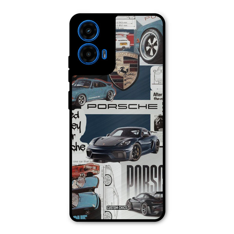 Porsche Group Art Moto G45 Mobile Back Cover - Car&Bike PrintShield Case