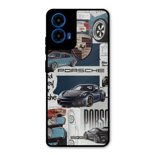 Porsche Group Art Moto G45 Mobile Back Cover - Car&Bike PrintShield Case