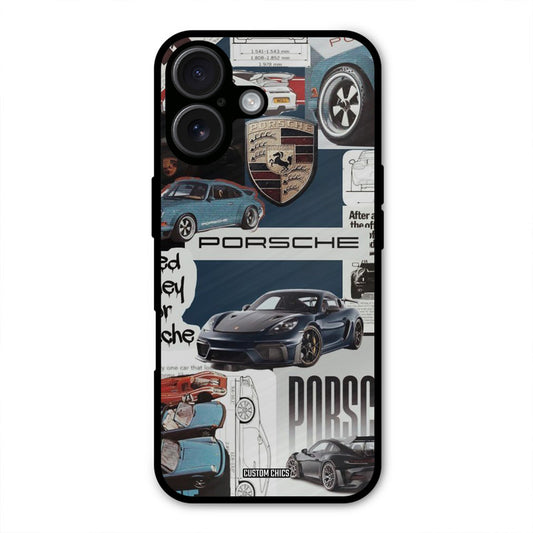 Porsche Group Art iPhone 16 Plus Mobile Back Cover - Car&Bike PrintShield Case