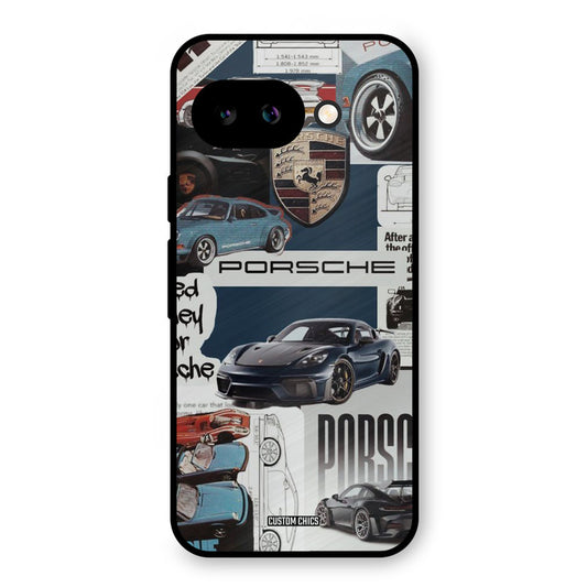 Porsche Group Art Google Pixel 9A Mobile Back Cover - Car&Bike PrintShield Case