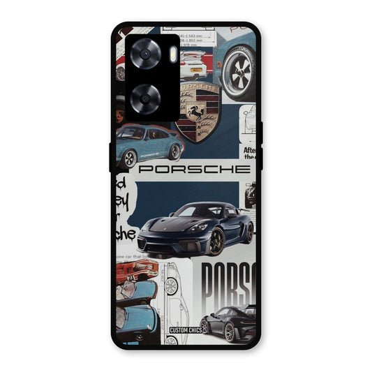 Porsche Group Art Oppo A57 2022 Mobile Back Cover - Car&Bike PrintShield Case