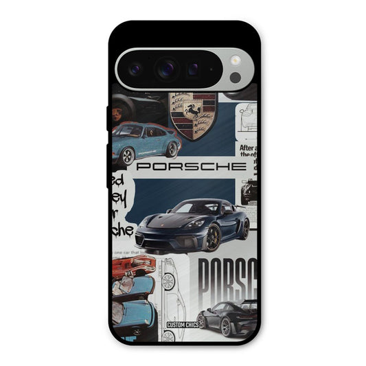 Porsche Group Art Google Pixel 9 Pro XL Mobile Back Cover - Car&Bike PrintShield Case