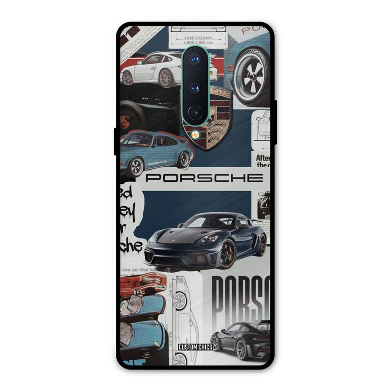 Porsche Group Art Oneplus 8 Mobile Back Cover - Car&Bike PrintShield Case