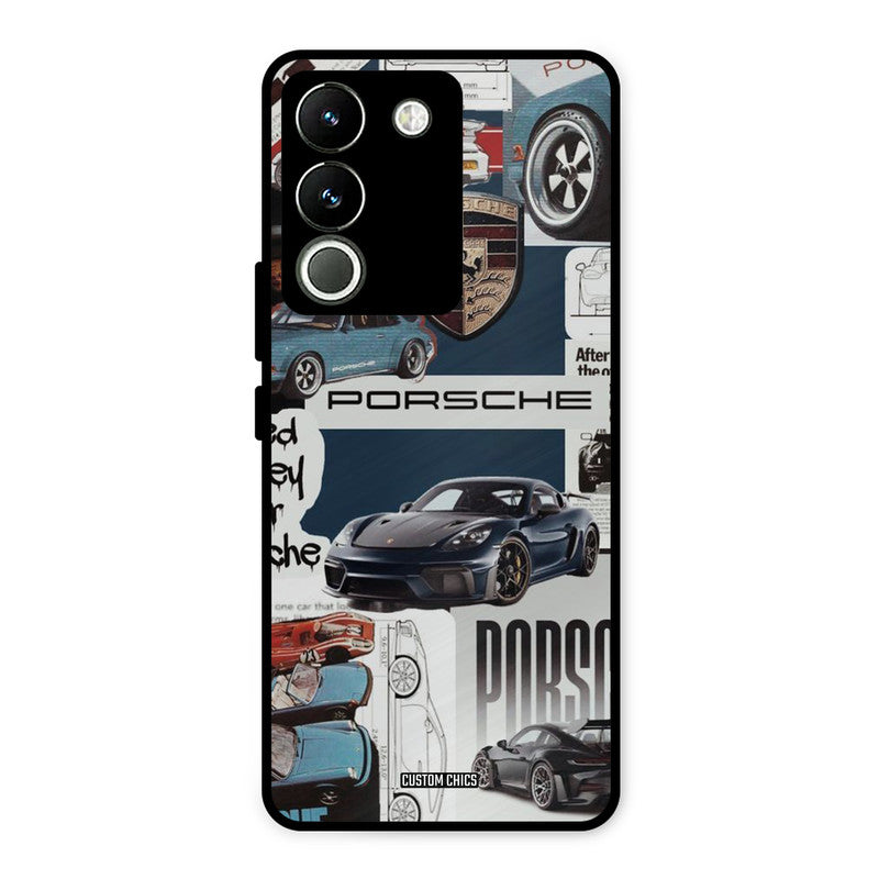 Porsche Group Art Vivo Y200 Mobile Back Cover - Car&Bike PrintShield Case