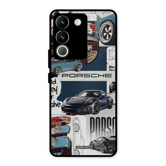 Porsche Group Art Vivo Y200 Mobile Back Cover - Car&Bike PrintShield Case