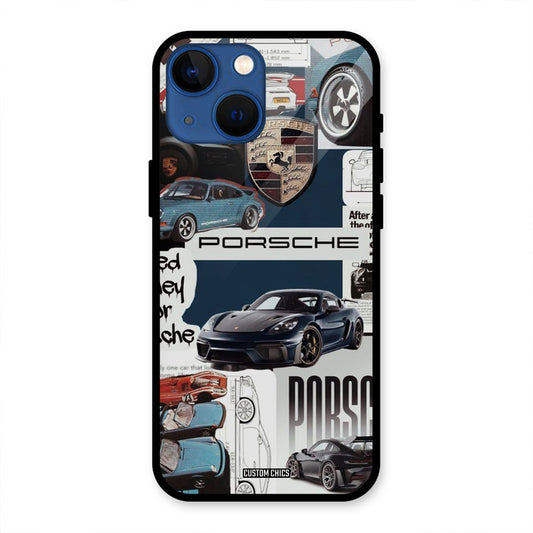 Porsche Group Art iPhone 13 Mini Mobile Back Cover - Car&Bike PrintShield Case