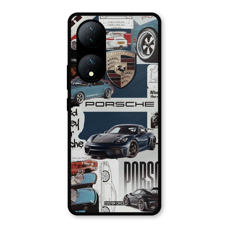 Porsche Group Art Vivo Y100 Mobile Back Cover - Car&Bike PrintShield Case