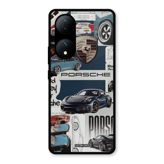 Porsche Group Art Vivo Y100 Mobile Back Cover - Car&Bike PrintShield Case