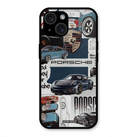 Porsche Group Art iPhone 15 Mobile Back Cover - Car&Bike PrintShield Case
