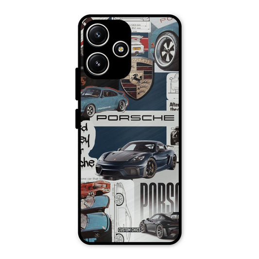 Porsche Group Art Redmi 12 5G Mobile Back Cover - Car&Bike PrintShield Case