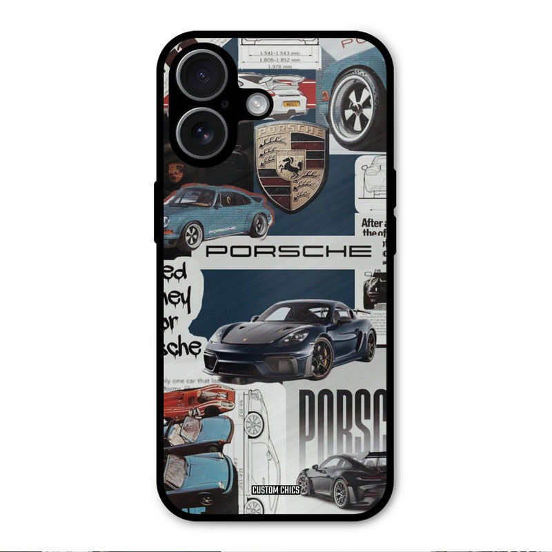 Porsche Group Art iPhone 17 Mobile Back Cover - Car&Bike PrintShield Case