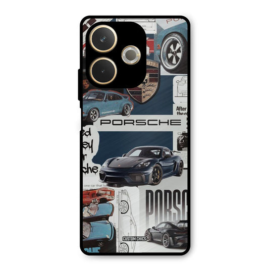 Porsche Group Art Oppo A5 Pro Mobile Back Cover - Car&Bike PrintShield Case