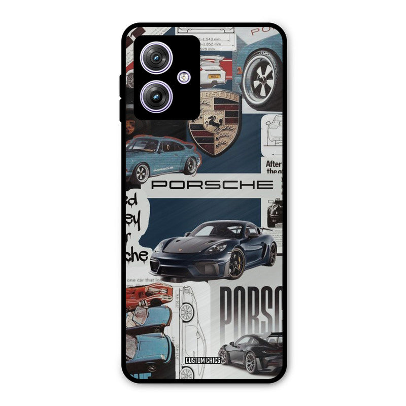 Porsche Group Art Moto G54 Mobile Back Cover - Car&Bike PrintShield Case