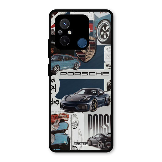 Porsche Group Art Redmi 12c Mobile Back Cover - Car&Bike PrintShield Case