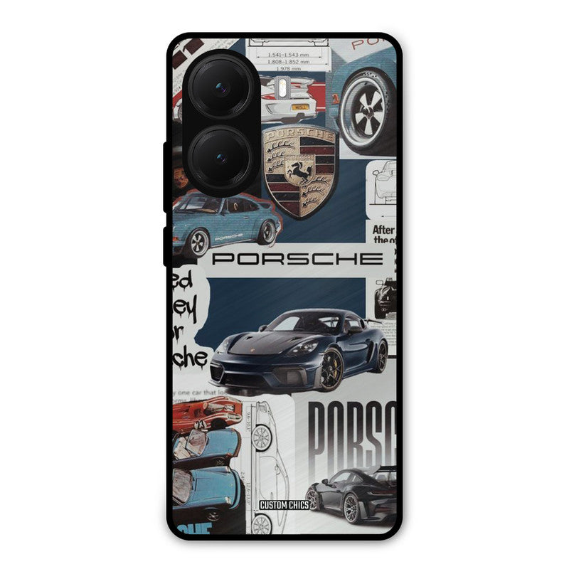 Porsche Group Art Poco X7 Pro Mobile Back Cover - Car&Bike PrintShield Case
