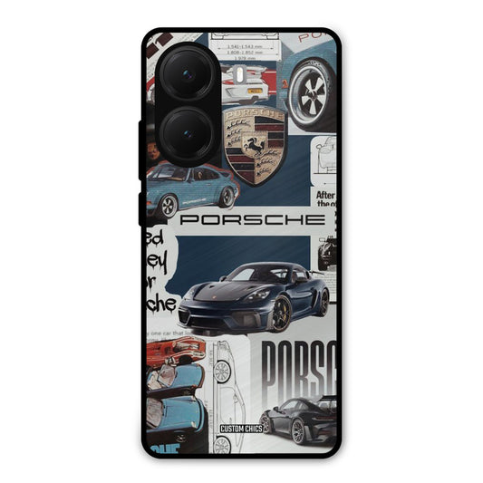 Porsche Group Art Poco X7 Pro Mobile Back Cover - Car&Bike PrintShield Case