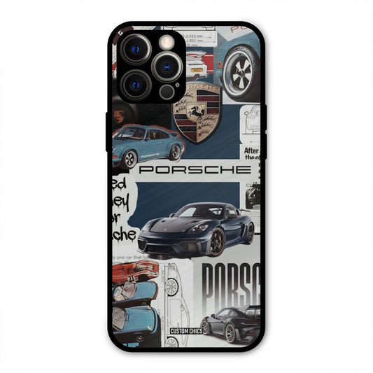 Porsche Group Art iPhone 12 Pro Max Mobile Back Cover - Car&Bike PrintShield Case