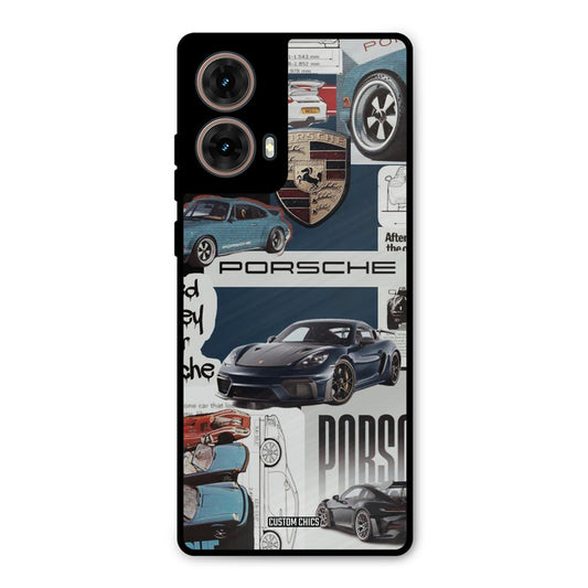 Porsche Group Art Moto G85 Mobile Back Cover - Car&Bike PrintShield Case
