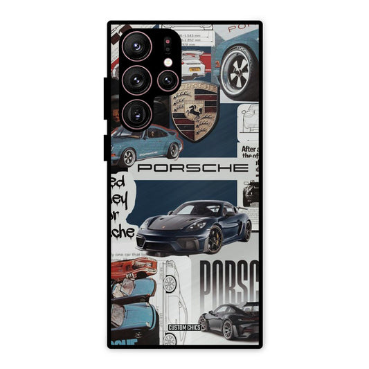 Porsche Group Art Samsung Galaxy S22 Ultra Mobile Back Cover - Car&Bike PrintShield Case