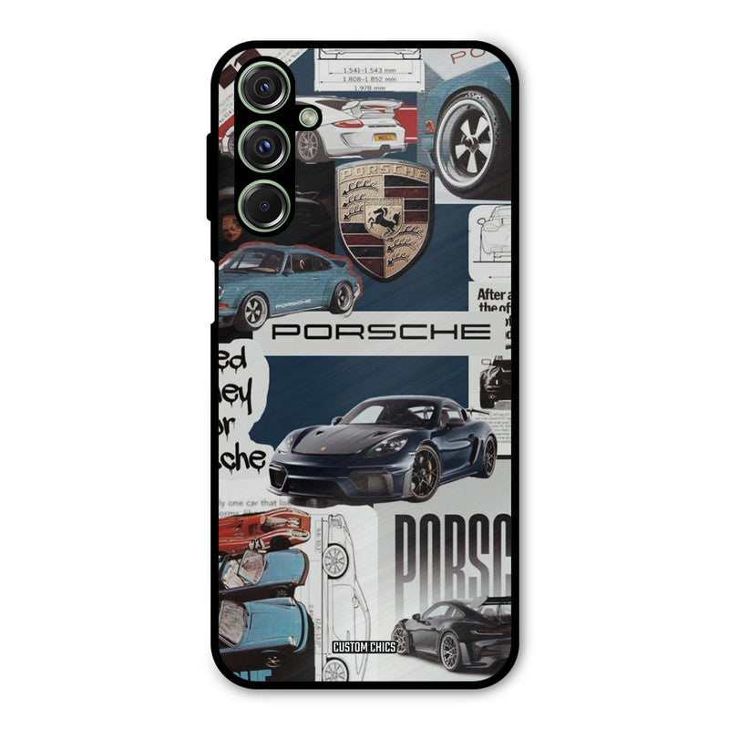 Porsche Group Art Samsung Galaxy M34 Mobile Back Cover - Car&Bike PrintShield Case