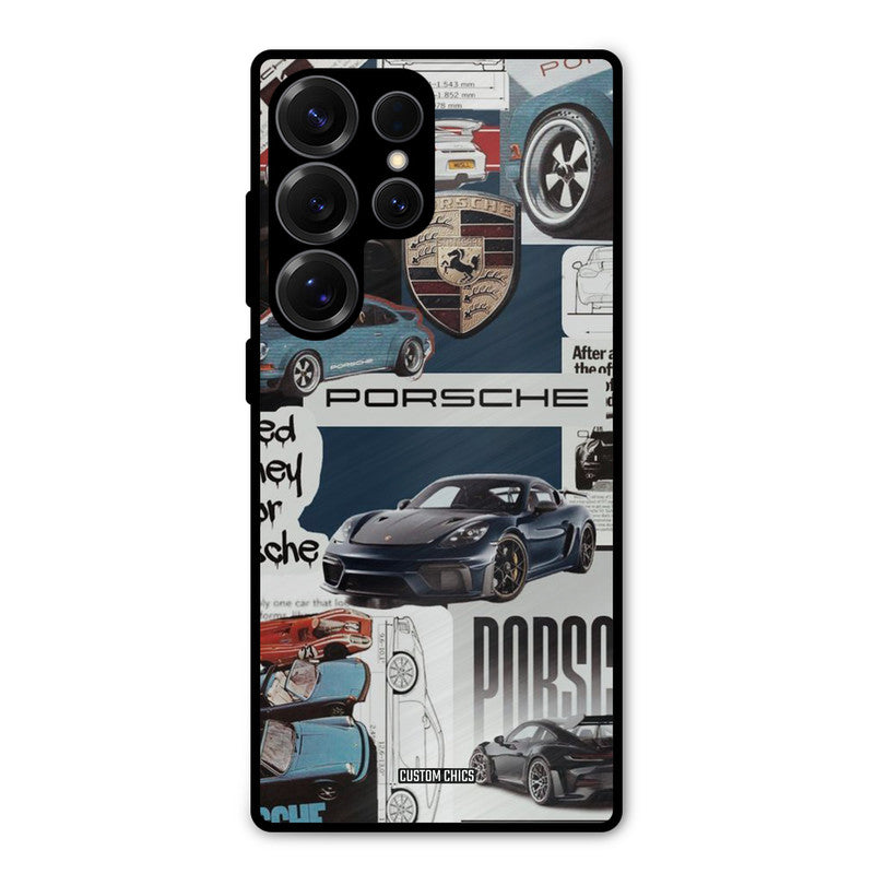 Porsche Group Art Samsung Galaxy S25 Ultra Mobile Back Cover - Car&Bike PrintShield Case