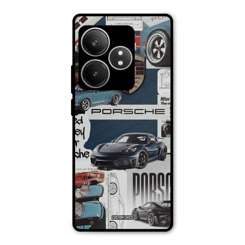 Porsche Group Art Realme GT 6T Mobile Back Cover - Car&Bike PrintShield Case