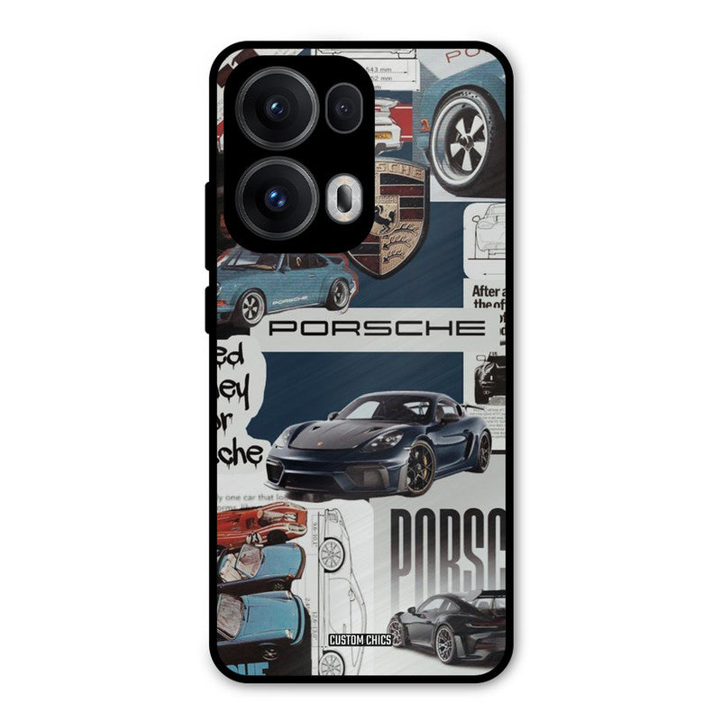 Porsche Group Art Oppo Reno 13 Pro 5G Mobile Back Cover - Car&Bike PrintShield Case