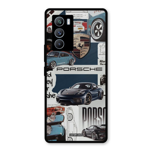 Porsche Group Art iQOO 9SE Mobile Back Cover - Car&Bike PrintShield Case