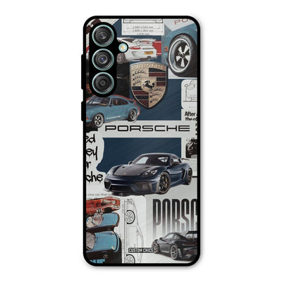 Porsche Group Art Samsung Galaxy M55 5G Mobile Back Cover - Car&Bike PrintShield Case