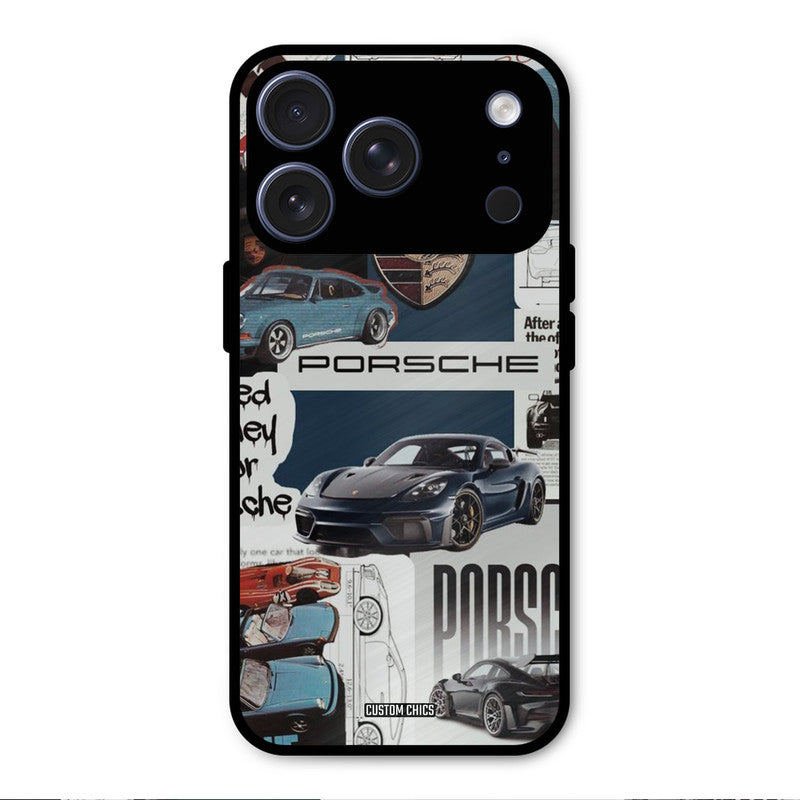 Porsche Group Art iPhone 17 Pro Max Mobile Back Cover - Car&Bike PrintShield Case