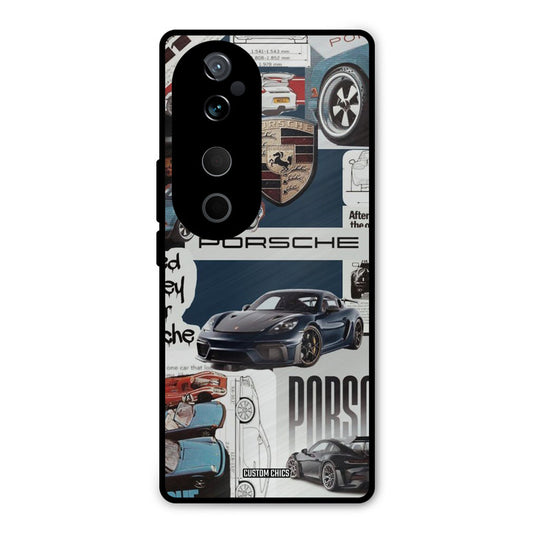 Porsche Group Art Vivo V40 Mobile Back Cover - Car&Bike PrintShield Case