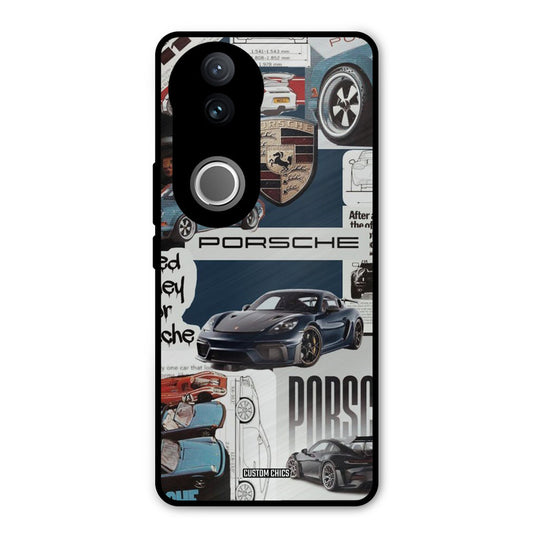 Porsche Group Art Vivo V50 Mobile Back Cover - Car&Bike PrintShield Case