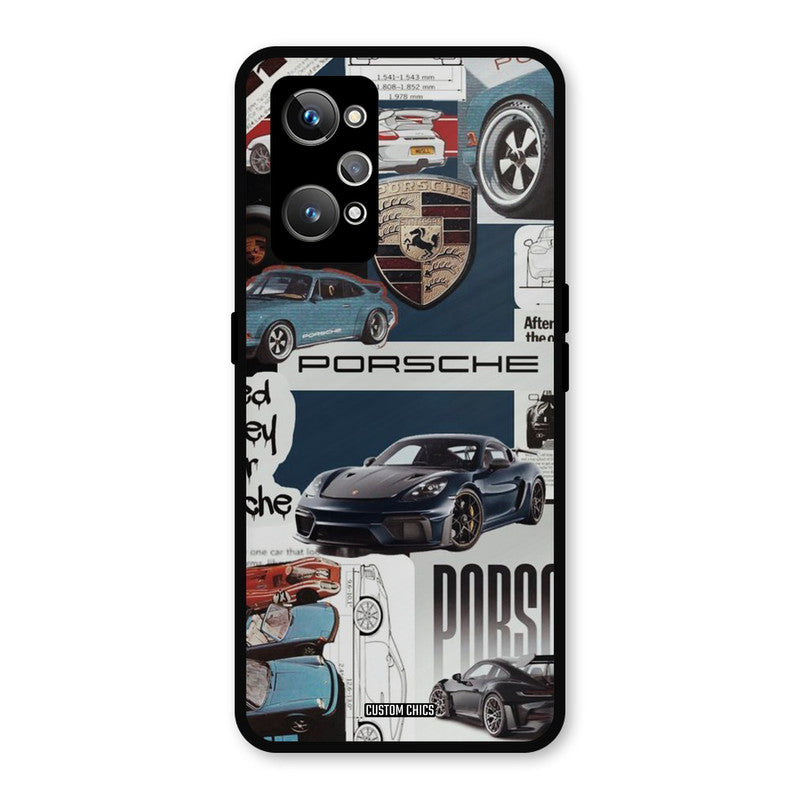 Porsche Group Art Realme GT Neo 2 Mobile Back Cover - Car&Bike PrintShield Case