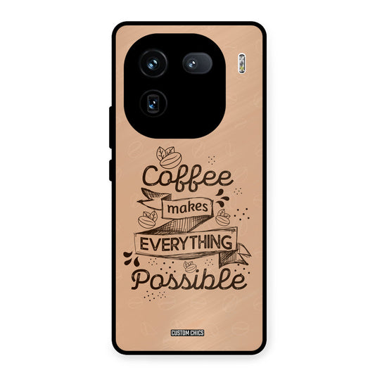Possible Coffee iQOO 12 Mobile Back Cover - Typography PrintShield Case