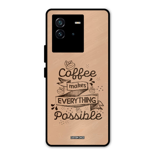 Possible Coffee iQOO Neo 6 5G Mobile Back Cover - Typography PrintShield Case