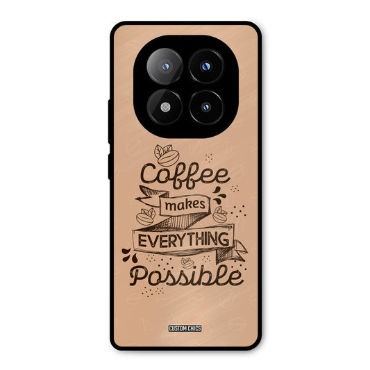 Possible Coffee Redmi Note 14 Pro Plus 5G Mobile Back Cover - Typography PrintShield Case