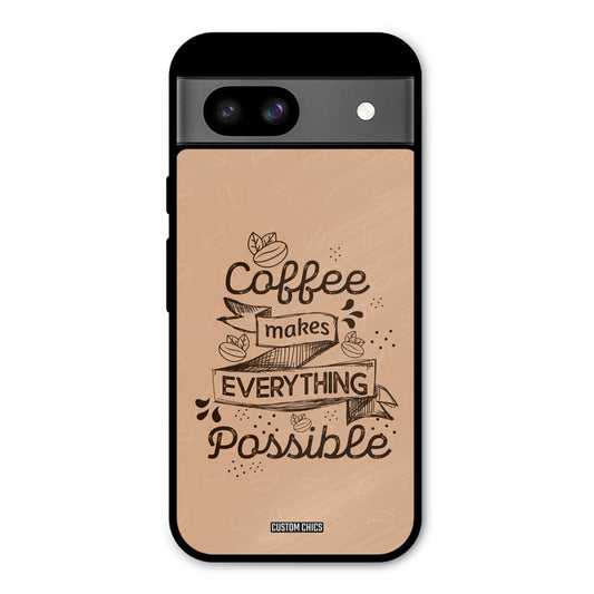 Possible Coffee Google Pixel 8a Mobile Back Cover - Typography PrintShield Case