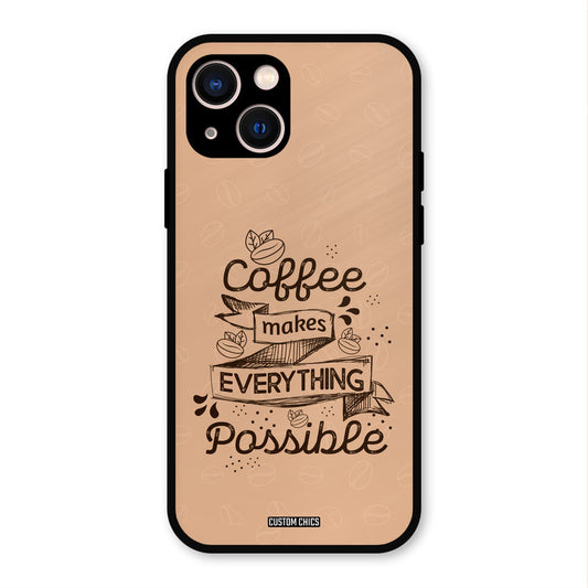 Possible Coffee iPhone 13 Mobile Back Cover - Typography PrintShield Case