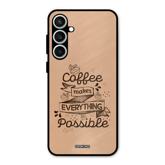 Possible Coffee Samsung Galaxy S23 Mobile Back Cover - Typography PrintShield Case