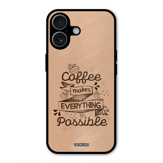 Possible Coffee iPhone 17 Mobile Back Cover - Typography PrintShield Case