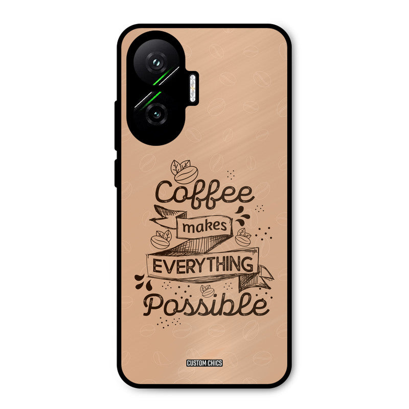 Possible Coffee Poco F7 5G Mobile Back Cover - Typography PrintShield Case