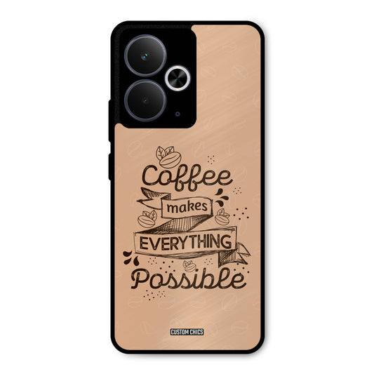 Possible Coffee Realme 14T Mobile Back Cover - Typography PrintShield Case