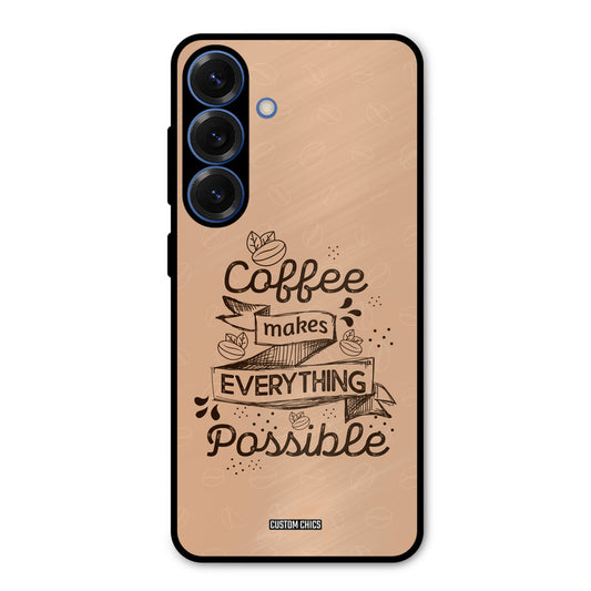 Possible Coffee Samsung Galaxy S25 Mobile Back Cover - Typography PrintShield Case