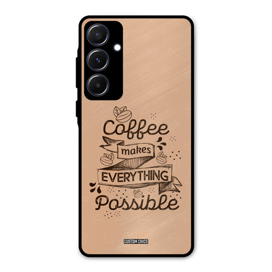 Possible Coffee Samsung Galaxy A55 5G Mobile Back Cover - Typography PrintShield Case