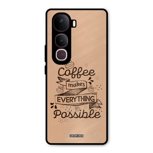 Possible Coffee Vivo Y400 Pro Mobile Back Cover - Typography PrintShield Case