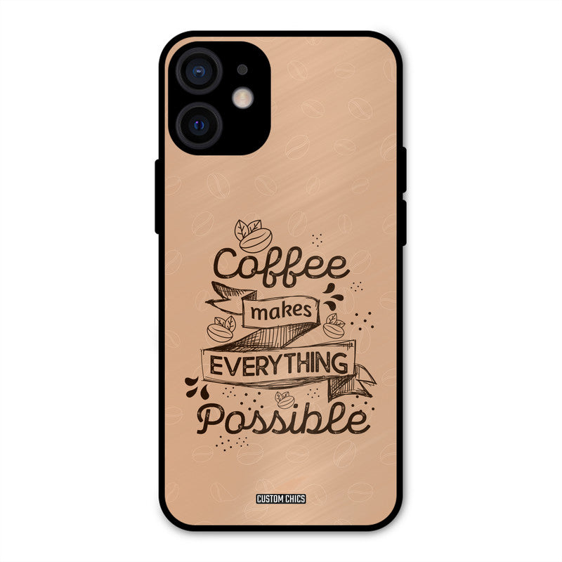 Possible Coffee iPhone 12 Mini Mobile Back Cover - Typography PrintShield Case