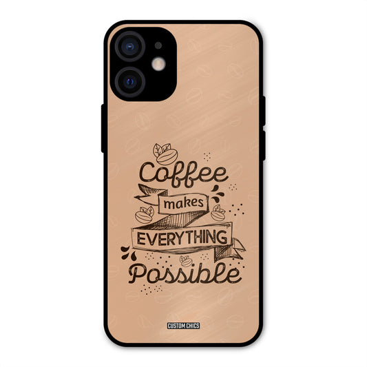 Possible Coffee iPhone 12 Mini Mobile Back Cover - Typography PrintShield Case