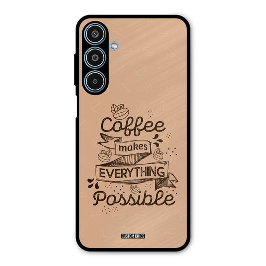 Possible Coffee Samsung Galaxy M35 5G Mobile Back Cover - Typography PrintShield Case